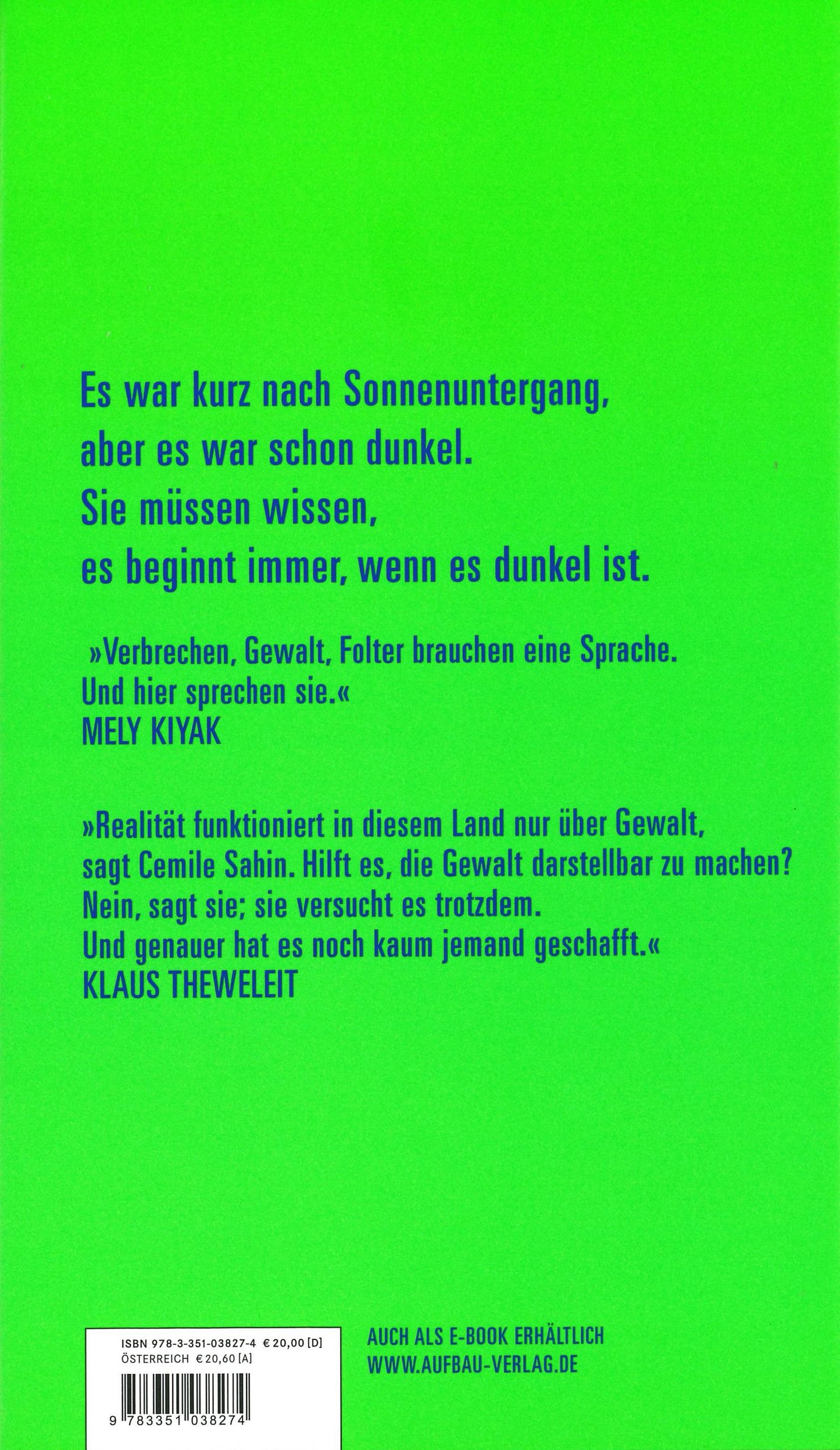 Cemile Sahin: Alle Hunde Sterben