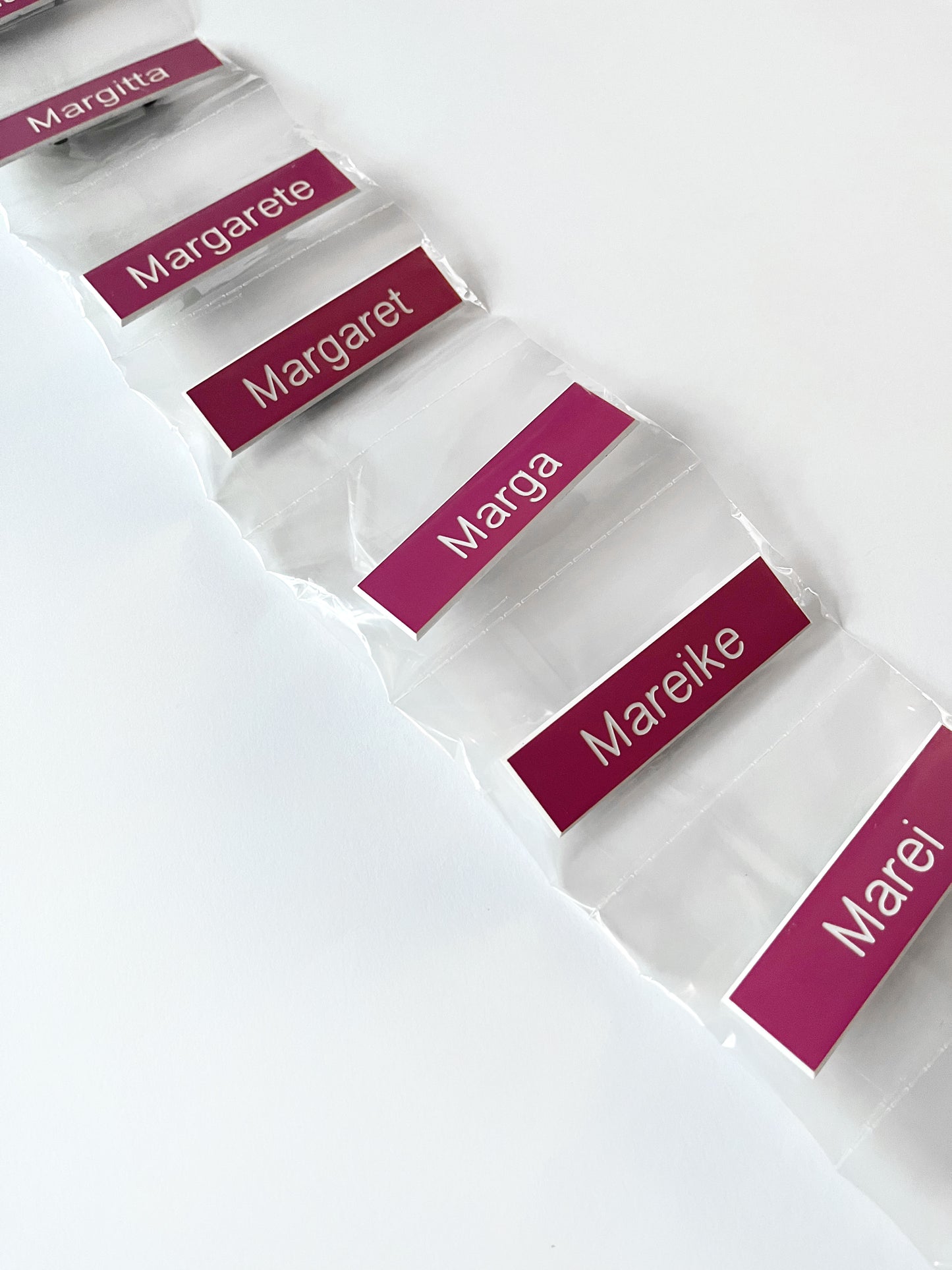 Julia Scher: Guard Name Tag, 2018